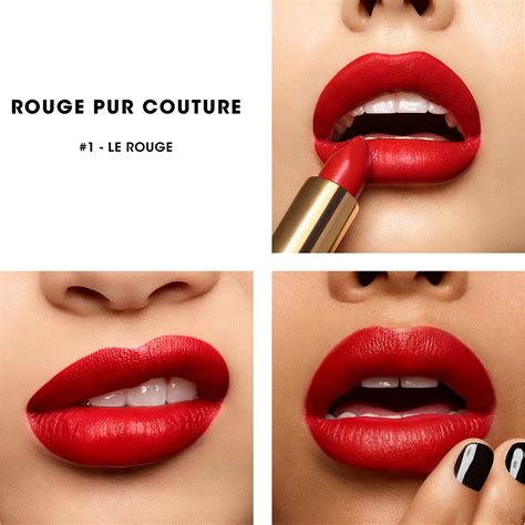 ysl red lip